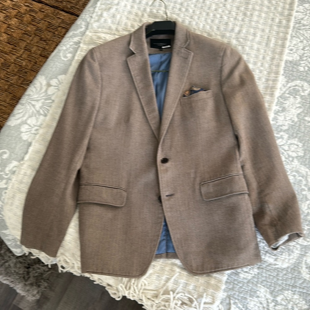 Mens Brown Banana Republic suit coat 40S
